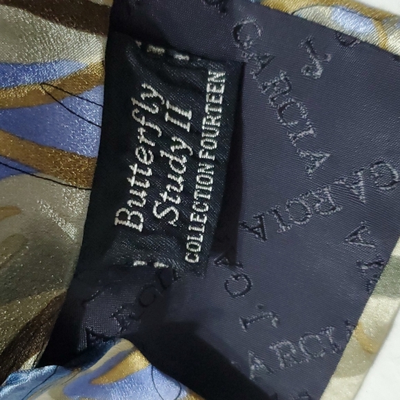 Jerry Garcia Butterfly Study II collection fourteen men's tie - Picture 4 of 5